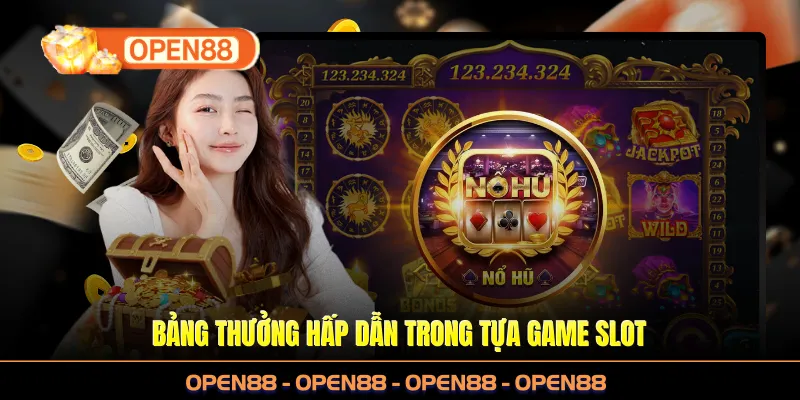 Bảng thưởng hấp dẫn trong tựa game slot