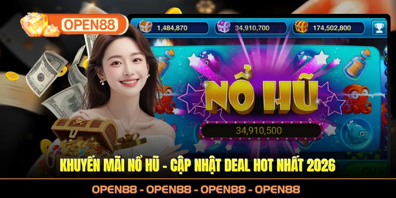 Khuyến Mãi Nổ Hũ OPEN88 - Cập Nhật Deal HOT Nhất 2026